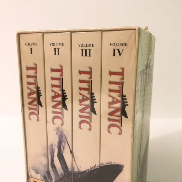 A&E Titanic 4 VHS Tape Documentary Series on the Sinking of the Titanic - Picture 3 of 16